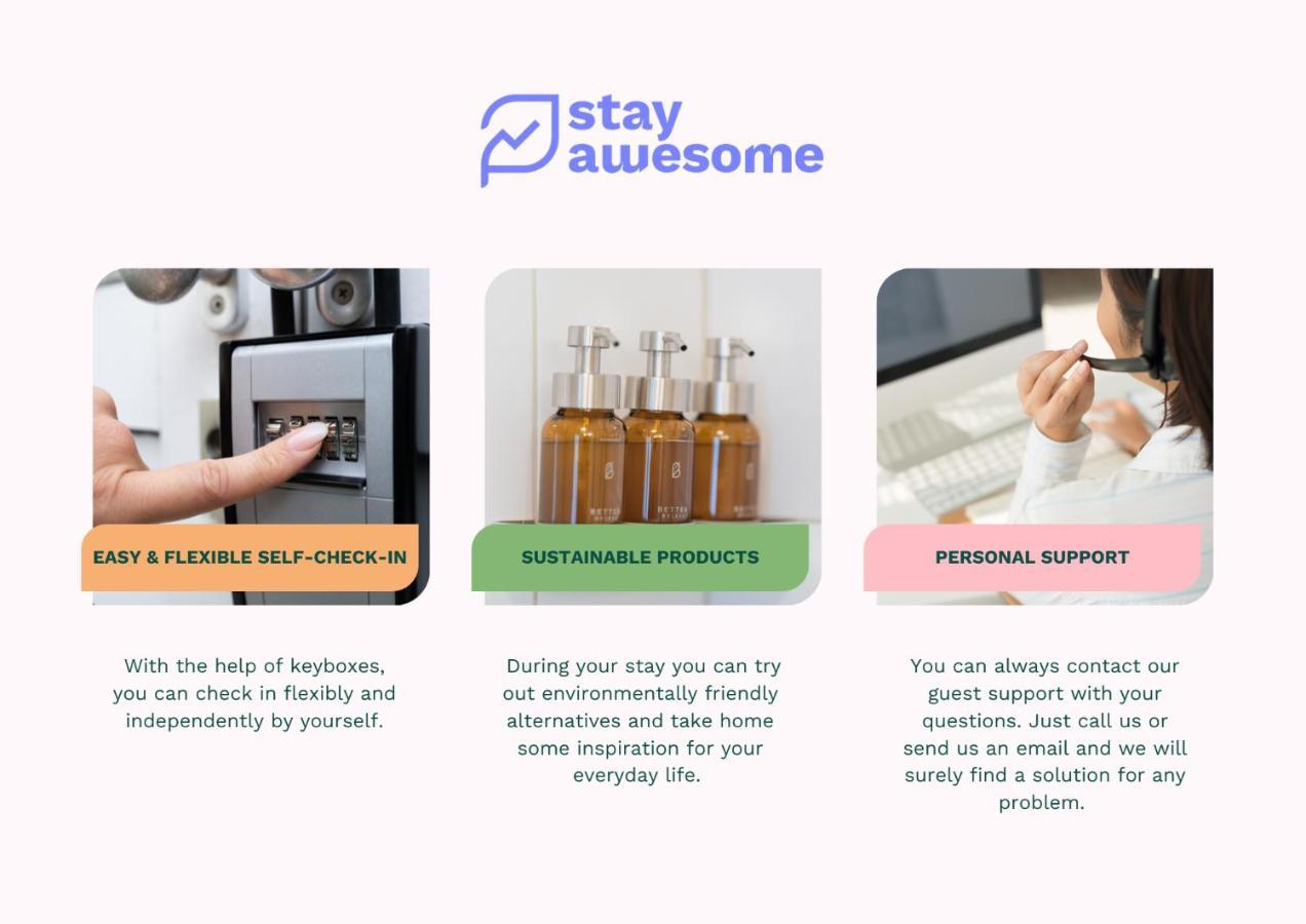 Stay Awesome - Modernes Apartment Am Botanischen Garten Kassel Zewnętrze zdjęcie